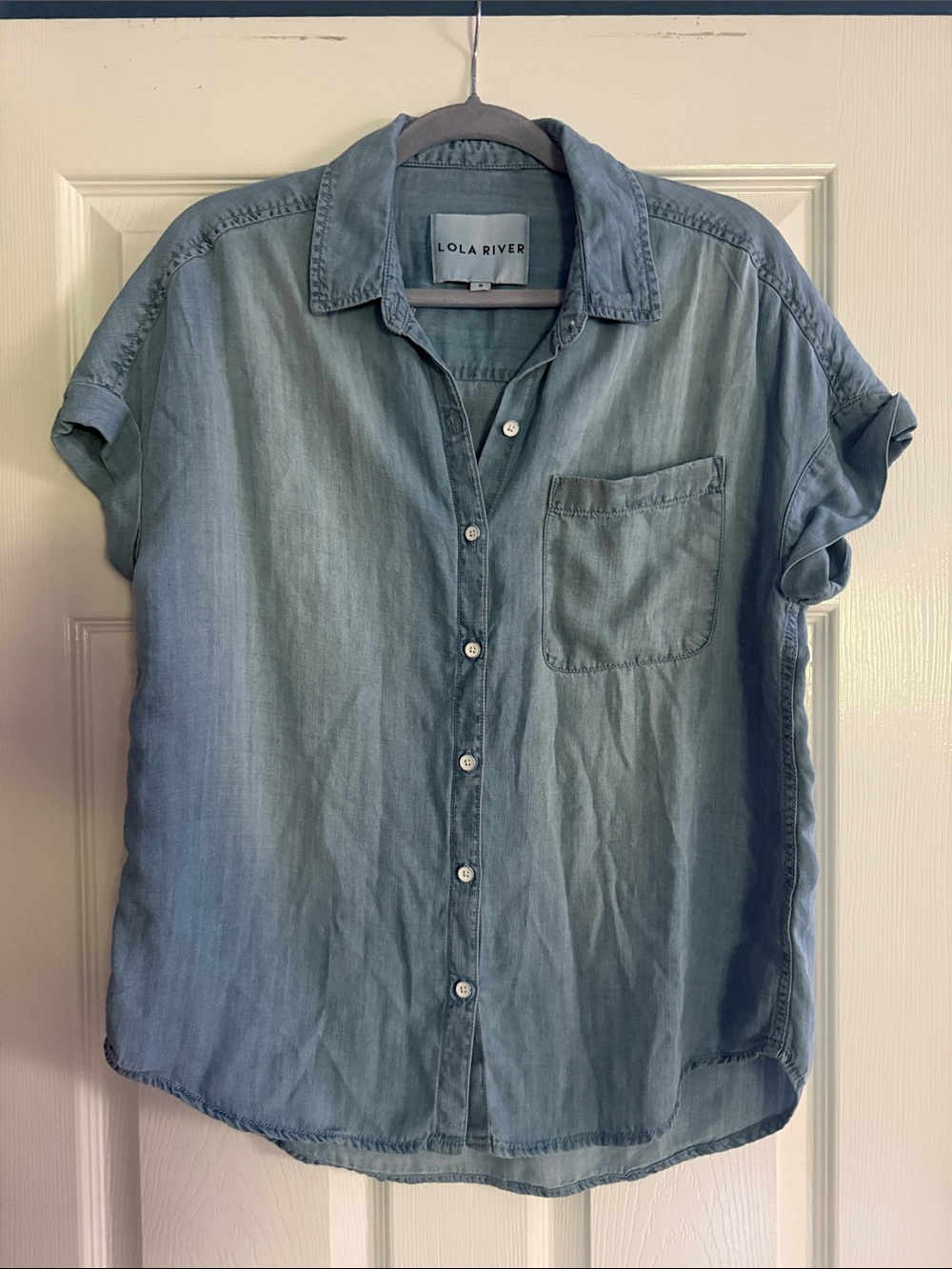 Women’s Light Blue Denim Shirt